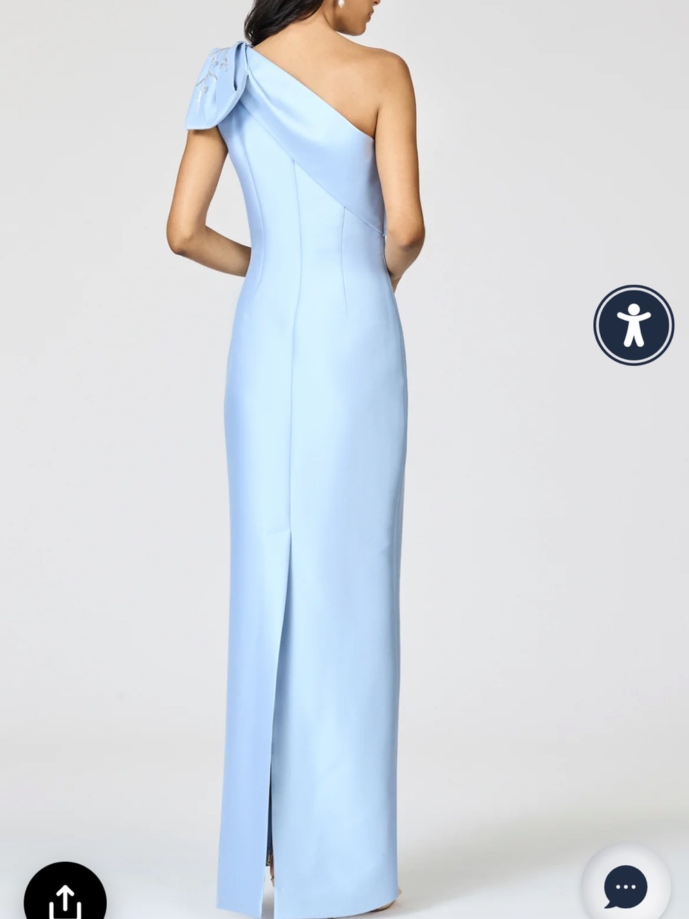 Sachin Babi EMBELLISHED OLIVIA GOWN - GLACIAL BLUE New with tags! - Picture 4 of 7